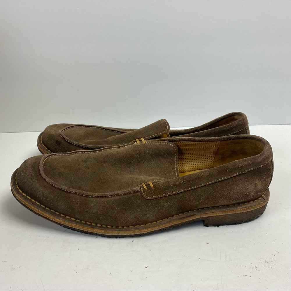 Cole Haan Taupe Tan Brown Suede Slip-on Loafers Men’s size 10.5M